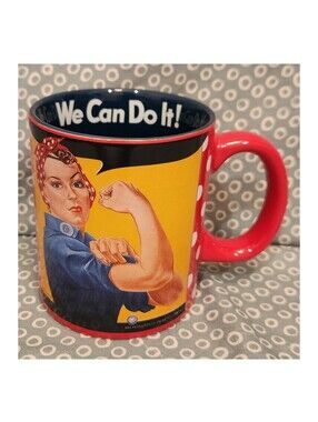 Smithsonian "Rosie The Riveter" Red Coffee Mug 2018